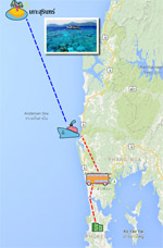 แผนที่ทริปไปเกาะสุรินทร์ แผนที่ทริปไปเกาะสุรินทร์