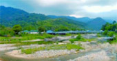 Lake, Sea, River and Mountain